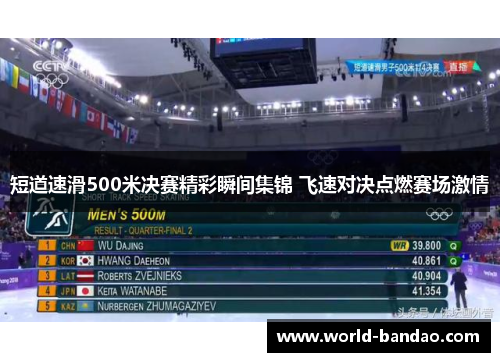 短道速滑500米决赛精彩瞬间集锦 飞速对决点燃赛场激情