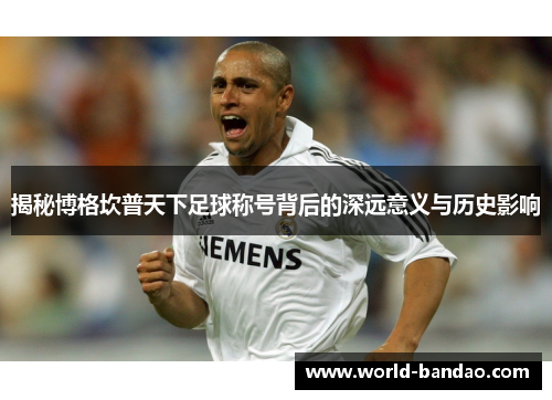 揭秘博格坎普天下足球称号背后的深远意义与历史影响